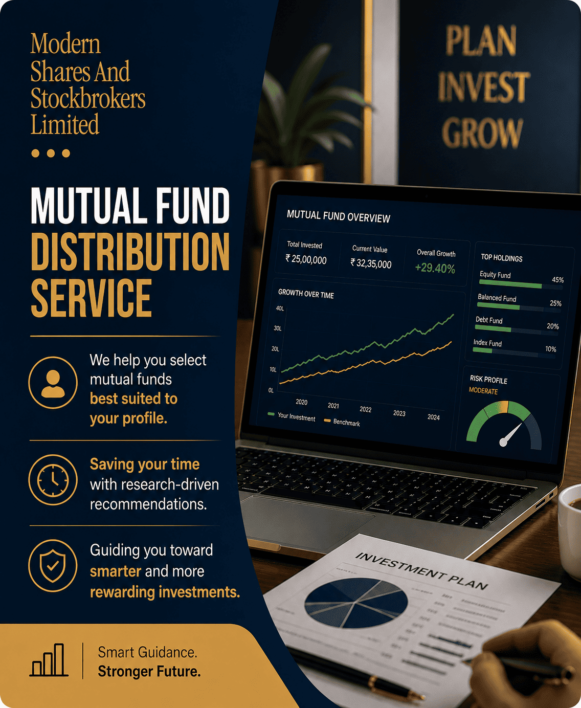 Modern Shares and Stockbrokers Mutual Fund Distribution Service